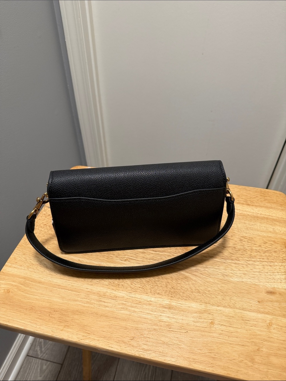Coach Black Pebbled leather Tabby 26 - Picture 2 of 6